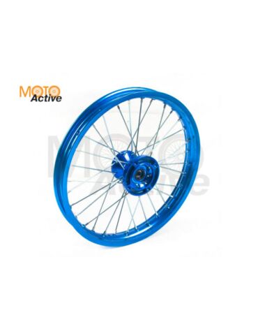 Обод передний 17" (1,60 R17 d=15mm) CNC ступица, алюминий синий X TECH