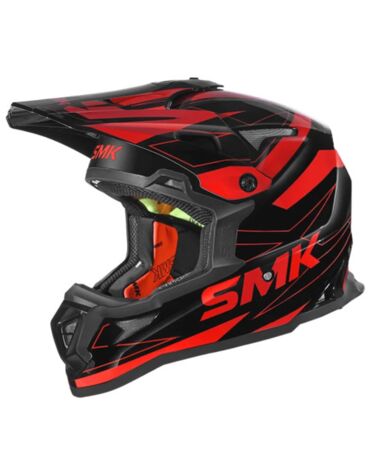 Шлем кроссовый SMK ALLTERRA SLOPE, black red (M, Взрослая  Кросс эндуро)