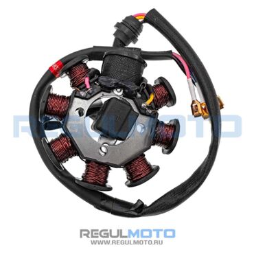 Статор генератора DC CDI ZS172 165 167FMM/ ZS174/ ZS170 (5 проводов) - миниатюра 1