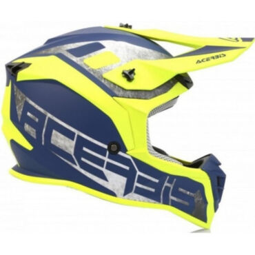 Acerbis Шлем кроссовый Linear Yellow Blue - миниатюра 4