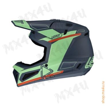 Кроссовый шлем 3.5 V25 Matcha - Зеленый - миниатюра 2