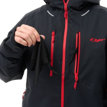 Dragonfly Куртка горнолыжная утепленная Gravity Man Black - Red 2025 - миниатюра 8