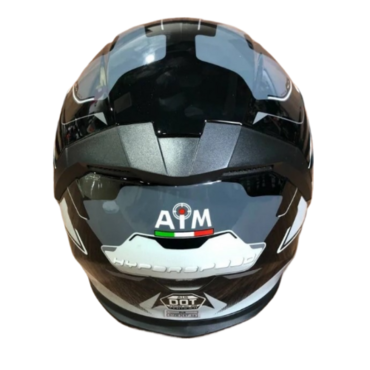 AiM Шлем JK526 Grey Black - миниатюра 1
