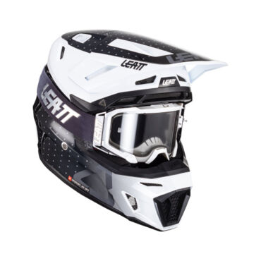 Leatt Мотошлем Moto 8.5 Kit Black White (2024) - миниатюра 5