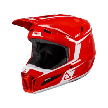 Leatt Шлем кроссовый 3.5 V26 Red + очки Vizion 3.5 - миниатюра 5