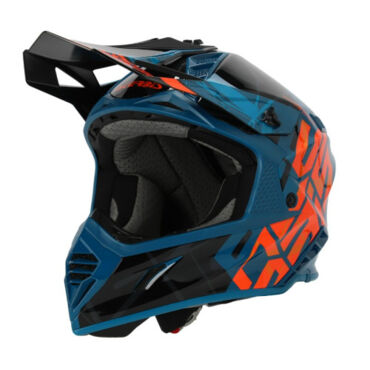 Acerbis Шлем X Track 22 06 Black Green Nero Verde - миниатюра 3