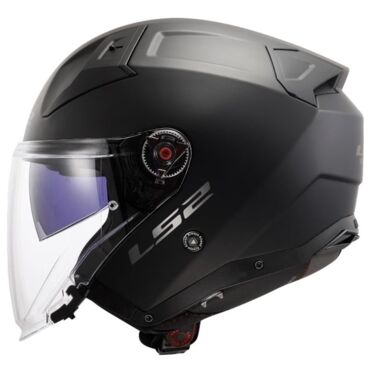 LS2 Шлем OF603 Infinity II Solid черный матовый - миниатюра 3