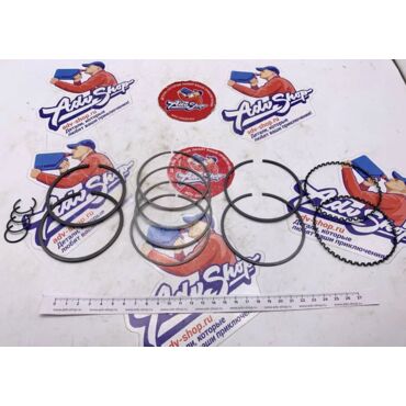 ADVS PISTON FULL KIT комплект поршней c кольцами, пальцами, стопорам XRV750 90 03 (+ 0.25 / первый ремонт) - миниатюра 2