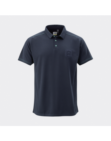 Футболка поло Husqvarna AUTHENTIC, dark blue (L, Взрослая  Повседневная)