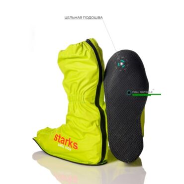 Starks Дождевые бахилы с цельной подошвой Rain Boots Салатовый - миниатюра 3