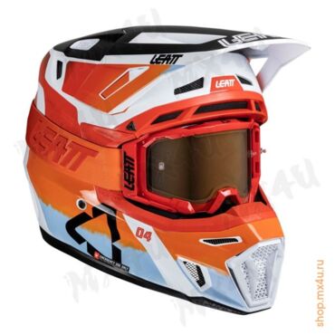 Кроссовый шлем 8.5 V25 Glamis - Оранжевый - миниатюра 2