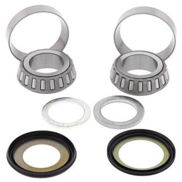 Комплект подшипников и сальников рулевой колонки Allballs под мотоциклы Honda CRF110F 13 16, CRF125F 14 18, CRF125FB 14 18 - миниатюра 1
