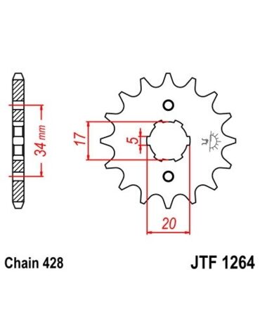Звезда ведущая JTF1264.15