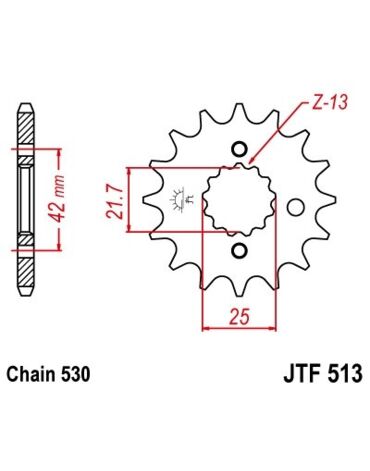 Звезда ведущая JTF513.13