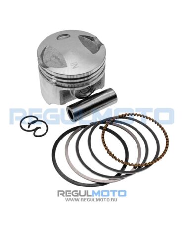 Поршень в сборе Suzuki LETS Address V, 4T на 50 кубов (CA41A, Ø 39 мм.) 