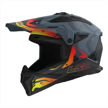 Мотошлем MX708 FAST II WASH темно серый матовый - миниатюра 2