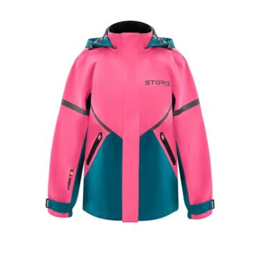 Дождевая куртка (жен.) Starks Dry Rain HT Фуксия изумруд - L - миниатюра 1