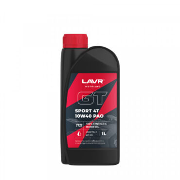 Масло моторное LAVR MOTO GT Sport 4T 10W 40 1л - миниатюра 1