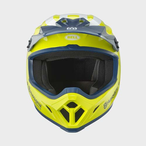Шлем кроссовый Husqvarna MX 9 MIPS AUTHENTIC HELMET, blue yellow (L, Взрослая  Кросс эндуро) - миниатюра 3