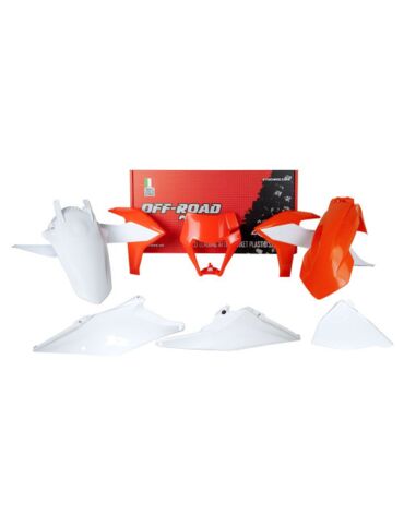Комплект пластика оранжево белый KTM EXC EXC F 20 22