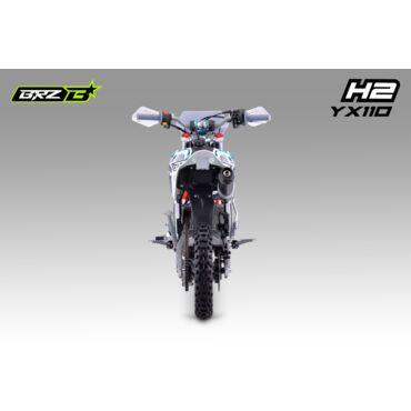 Питбайк BRZ H2 YX110 12 10 (полуавтомат, электростартер) - миниатюра 1
