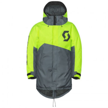 SCOTT Куртка Coat Warm Up grey neon yellow - миниатюра 2