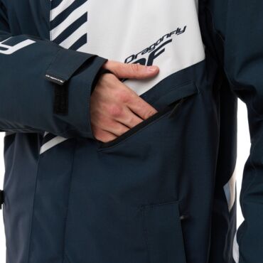 Dragonfly Плащ зимний Race Coat Man 2025 Black - White - миниатюра 7