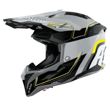 Airoh Мотошлем Aviator 3 Leader Yellow Matt - миниатюра 2