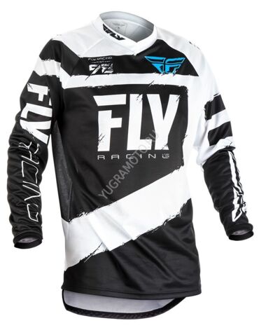 Джерси FLY RACING F 16 Black White (2018)