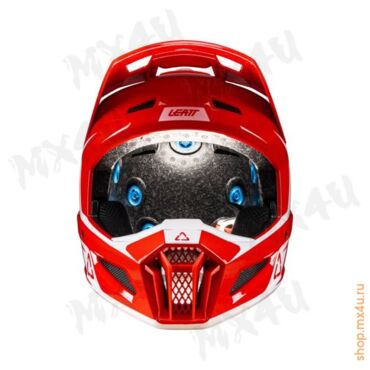 Шлем 3.5 V26 Thermoplastic + 3.5 очки Vizion - Красный - миниатюра 2