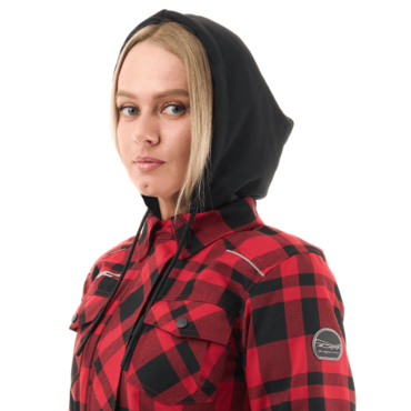 Dragonfly Моторубашка Streetfighter Woman Red с защитой 2025 - миниатюра 6