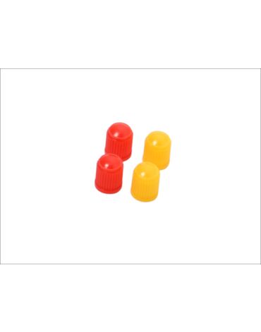 Колпачки ниппеля DRC 4pcs Red Yellow, D58 03 212