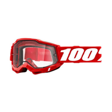 100% Очки Accuri 2 Enduro Goggle Dual lens Red Clear - миниатюра 1
