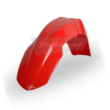 Крыло переднее Honda CRF250R (2004 2009), CRF450R (2004 2008), CRF250X CRF450X (2004 2017), CR125 CR250 (2004 2007), Красное - миниатюра 1