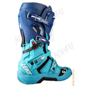 Мотоботы кроссовые 5.5 FlexLock V22 Boot Aqua аква - миниатюра 3