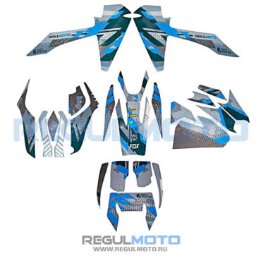 Наклейки на пластик комплект Regulmoto Aqua Sport  - миниатюра 1