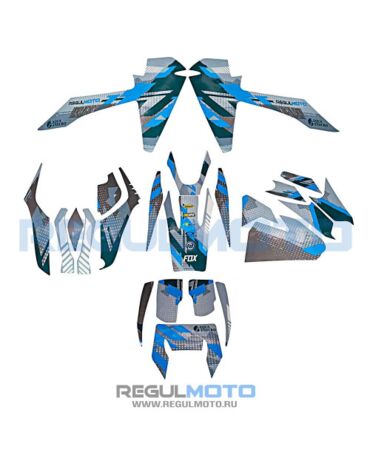 Наклейки на пластик комплект Regulmoto Aqua Sport 