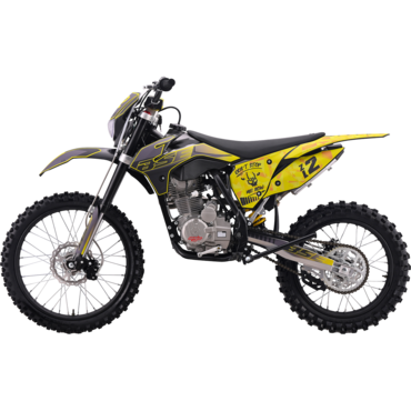 Эндуро / кроссовый мотоцикл BSE Z2 L 21\18 Split Yellow - миниатюра 1