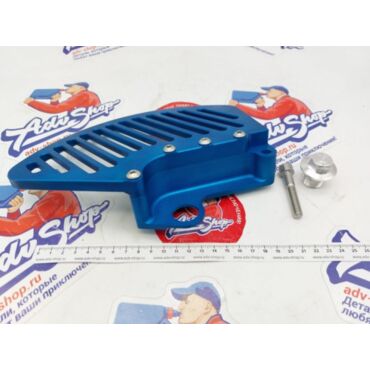 EMX TECH Защита тормозного диска переднего BLUE ALU KTM EXC TPI TBI 17 24 / HQV 17 24 / GAS 20 24 // 74 19 029 BLU / ZALP000005 - миниатюра 2