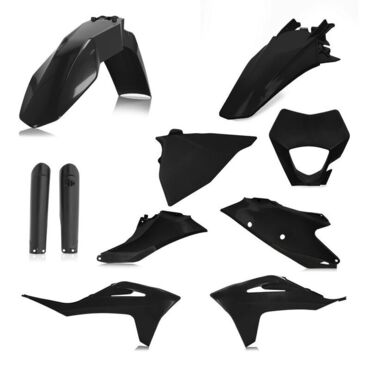 GAS GAS Комплект пластика Acerbis EC300 EC250 EC250F EC350F 20 23 Цвет Чёрный - миниатюра 1