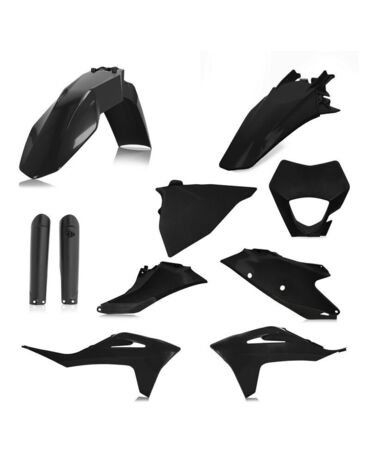 GAS GAS Комплект пластика Acerbis EC300 EC250 EC250F EC350F 20 23 Цвет Чёрный