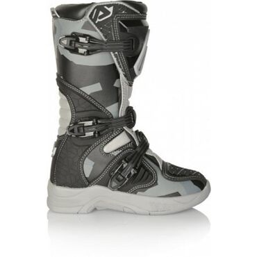Мотоботы детские кроссовые Acerbis X Team Jr, черный серый - миниатюра 2