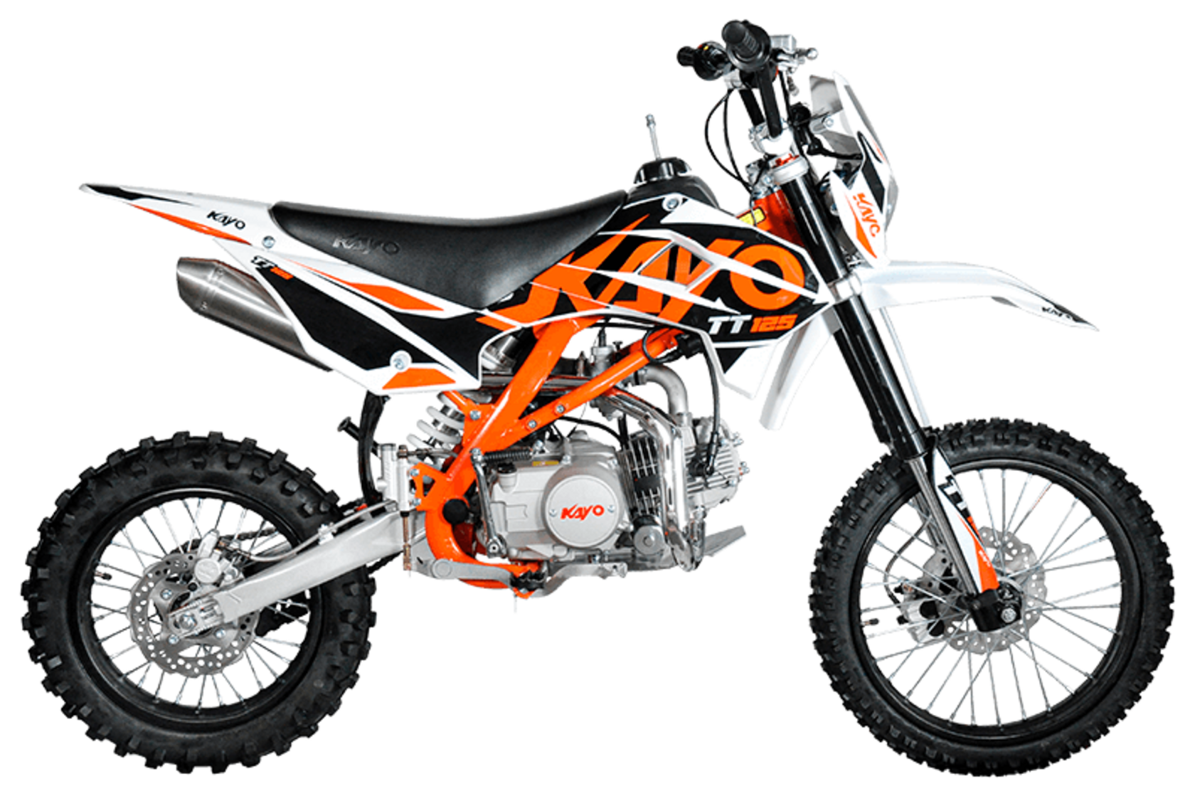 Питбайк KAYO BASIC TT125EM 17 14 KRZ (механ. сцепл., эл. стартер) - фото 3