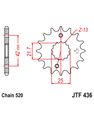 Звезда ведущая  JTF436 15