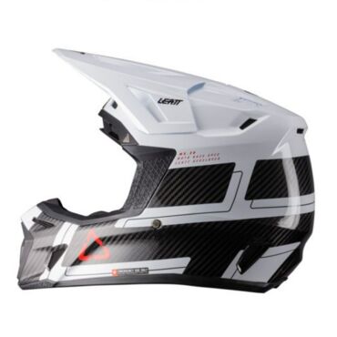 Leatt Мотошлем 9.5 Carbon White + очки Velocity 6.5 V26 - миниатюра 3