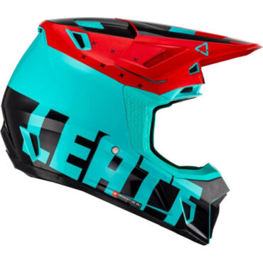 Leatt Шлем кроссовый Kit Moto 7.5 V23 Fuel - миниатюра 2