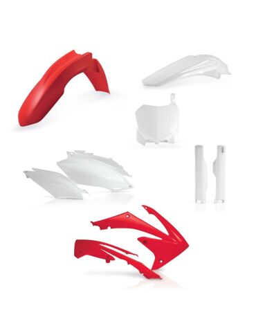 Комплект пластика Honda CRF250R (2011 2013), CRF450R (2011 2012), Красный белый
