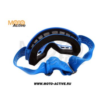 Очки для мотокросса детские ATAKI HB 115 синие глянцевые - миниатюра 1