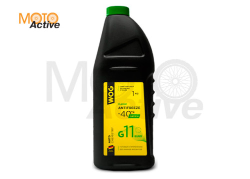 Антифриз G11  (-40C) гибридный WOG, 1 кг.