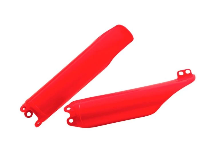 Защита вилки CR125 90 07 # CRF250 450 02 18 # CRF450RX 17 18 # CRF250X 04 19 # CRF450X 05 17 красная - фото 1